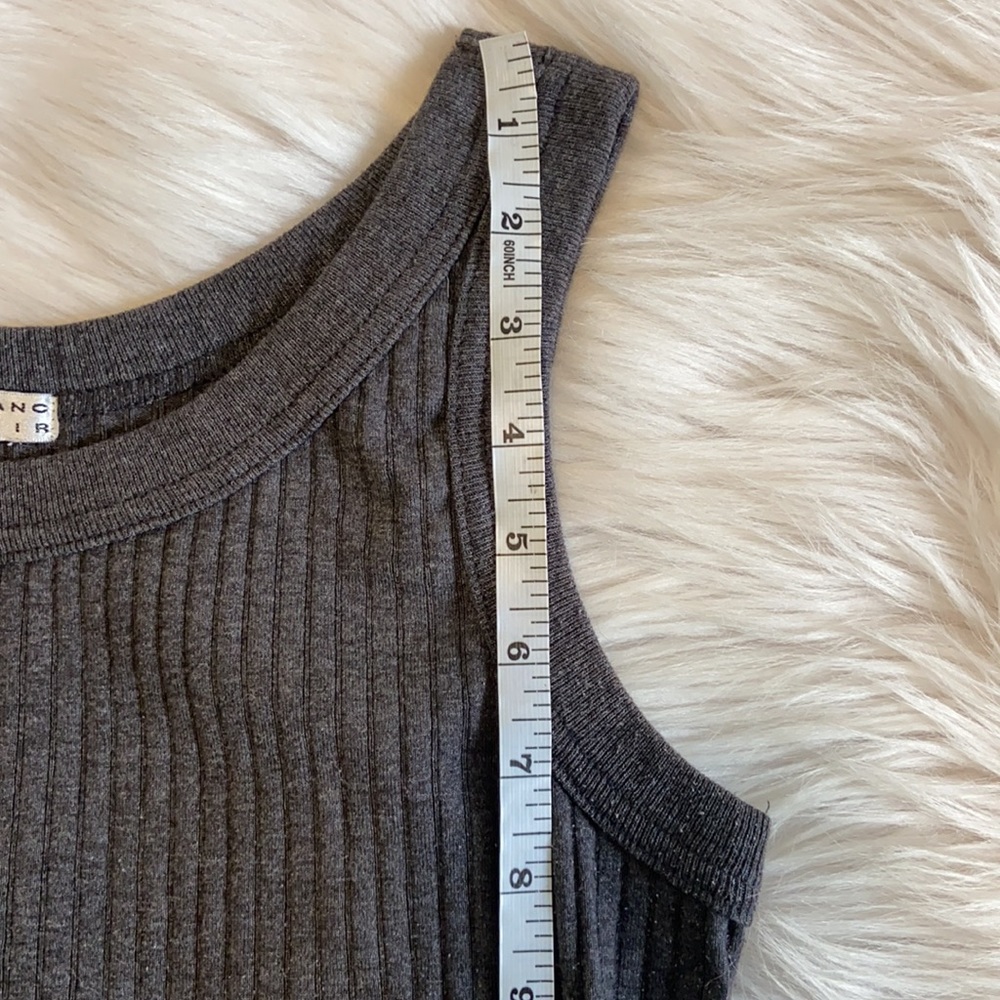 Blanc Noir Ribbed Tank Top Gray - Picture 7 of 7